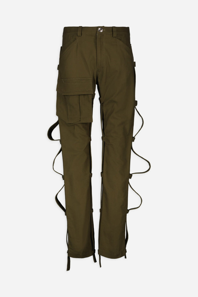 ASANI OLIVE GREEN PANTS Anael paris