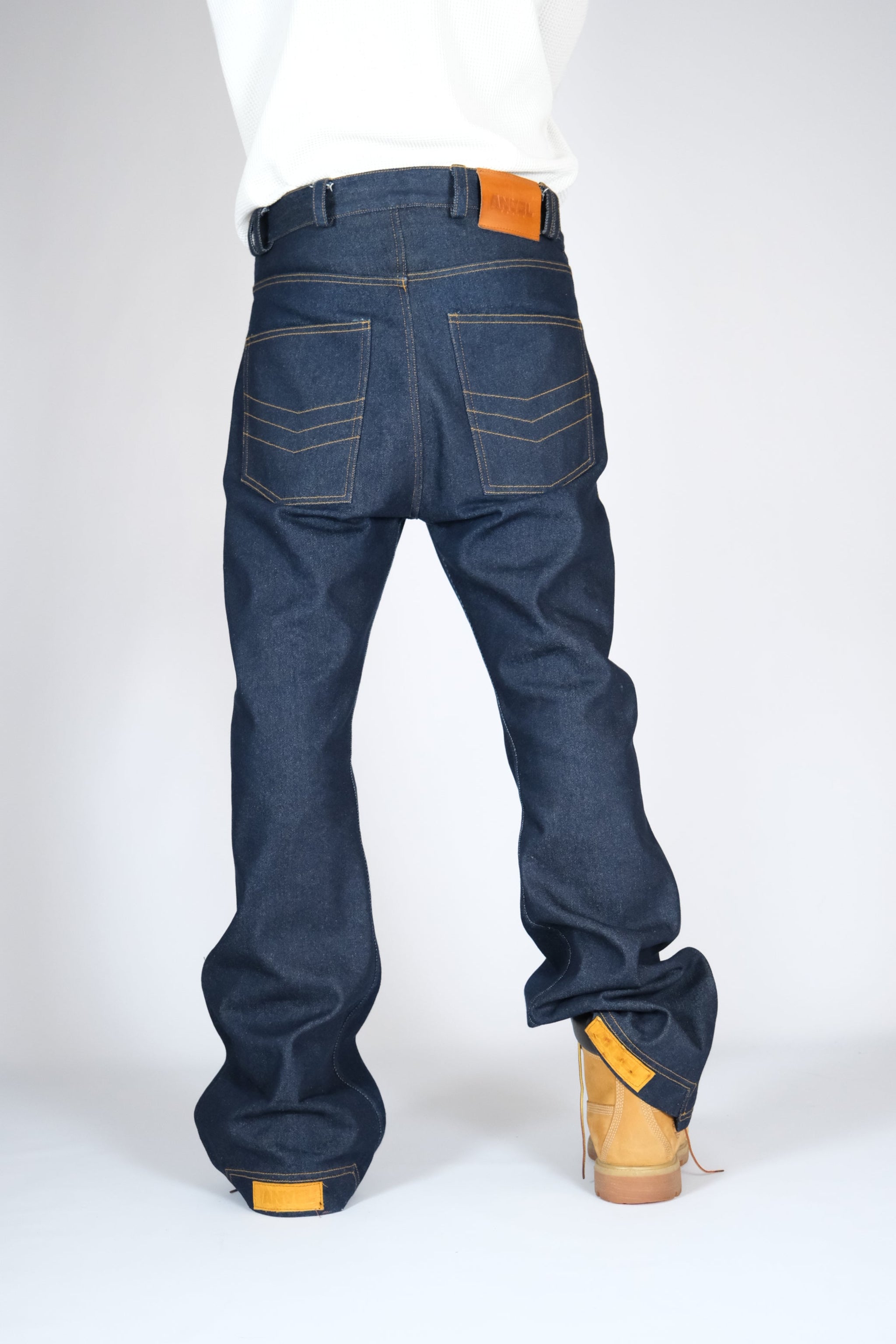 パンツ Kaval arya pants \"indigo linen washer\" kaval/over pants — indigo linen washer(カヴァルのオーバーパンツ