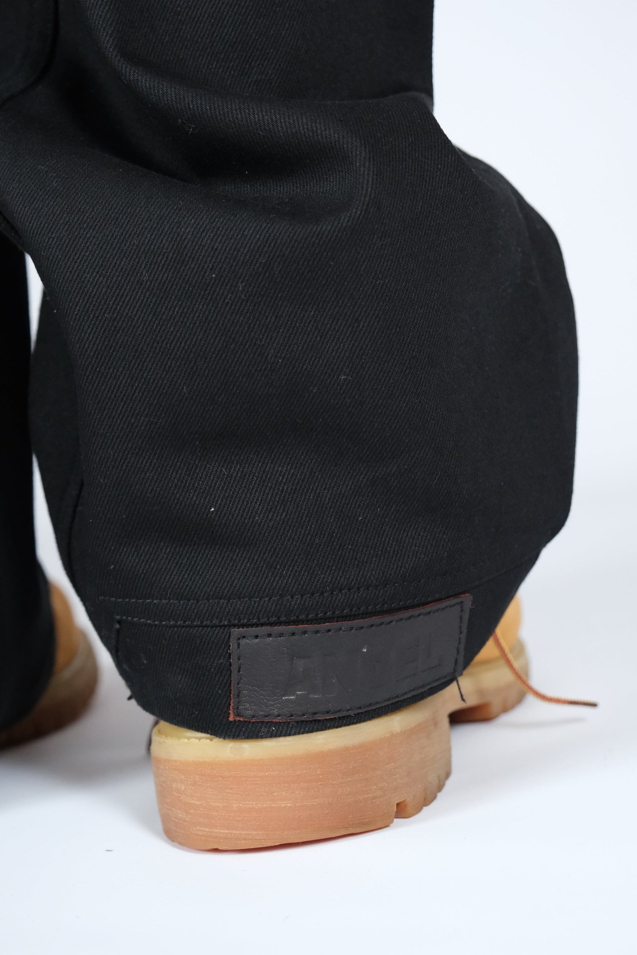 ARYA FLARED PANTS - BLACK DENIM – Anael Paris