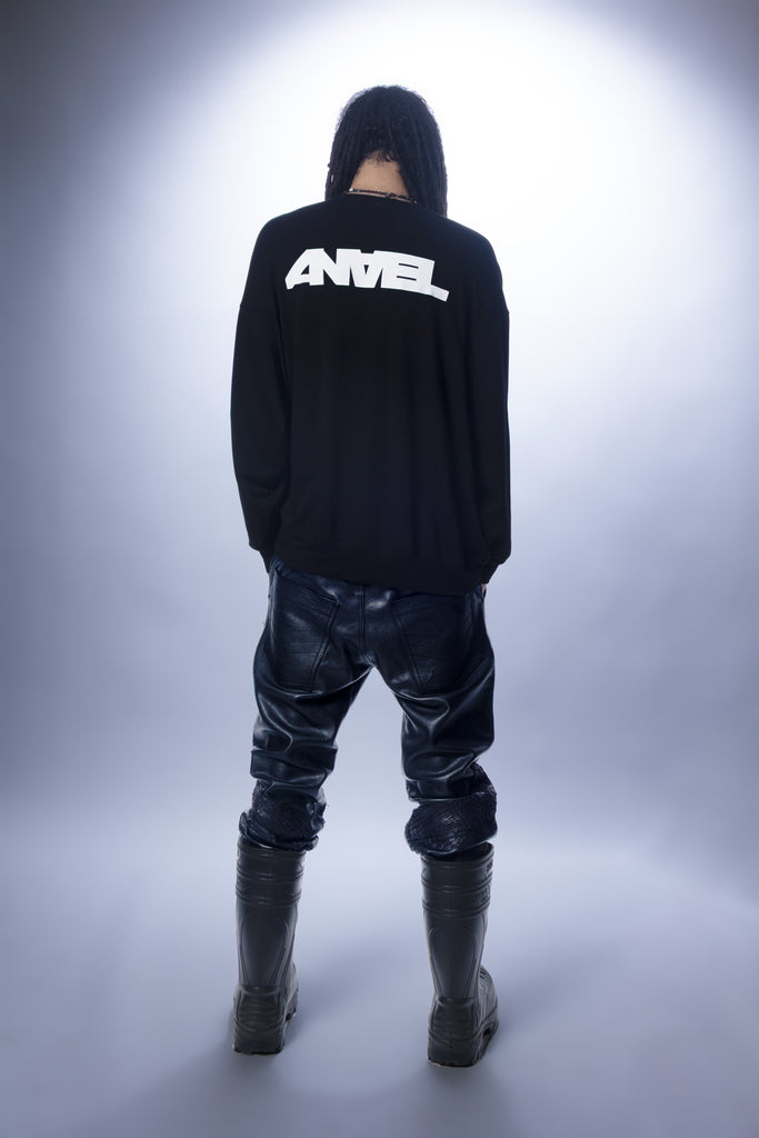 T-shirt Noir Manches Longues "DIEU FAMILLE AFFAIRES" Anael Paris